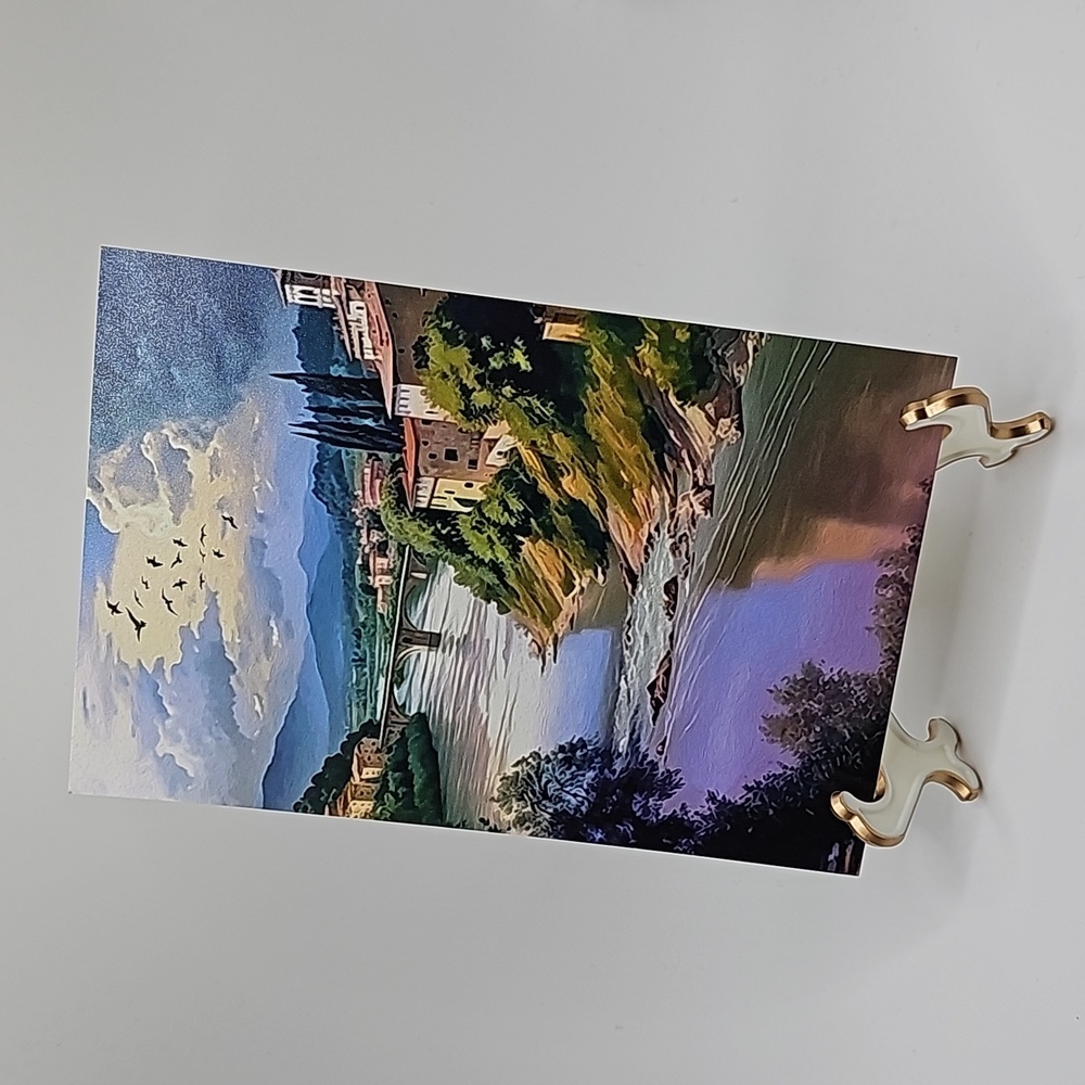 4x6 Lovely Fantasy Art‎ Watercolor Oil Painting Print - Picture 4 of 4